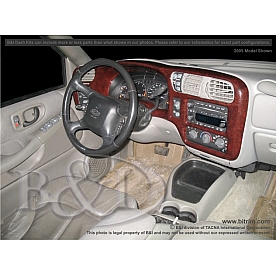 B & I Fender Dash Panel Trim 3D045A2SDB
