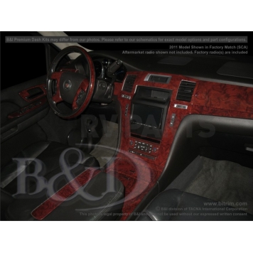 B & I Fender Dash Panel Trim 3D046A1DCA-1