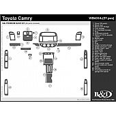 B & I Fender Dash Panel Trim WD431ADCF