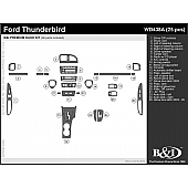 B & I Fender Dash Panel Trim WD438ASDB
