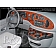 B & I Fender Dash Panel Trim WD651CSDB
