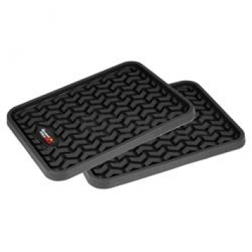 Rugged Ridge Floor Mat - Molded Fit Plastic Black Set of 2 - 8295001