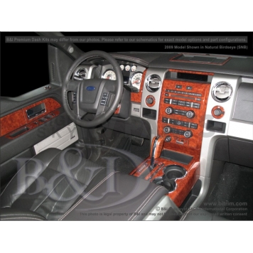 B & I Fender Dash Panel Trim WD913ADC3
