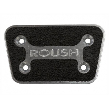 Roush Performance/ Kovington Accelerator and Brake Pedal Pad Set Aluminum Roush Logo - 421909-2