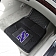 Fan Mat Floor Mat - Universal Fit Black Vinyl Set of 2 - 21651