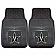 Fan Mat Floor Mat - Universal Fit Black Vinyl Set of 2 - 21747