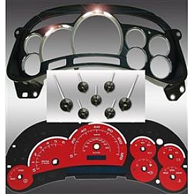 US Speedo Gauge Face Overlay - Purple Daytime Color/ White Letter Color - PLK0547