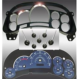 US Speedo Gauge Face Overlay - Purple Daytime Color/ White Letter Color - PLK0547D