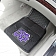 Fan Mat Floor Mat - Universal Fit Black Vinyl Set of 2 - 13575