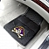 Fan Mat Floor Mat - Universal Fit Black Vinyl Set of 2 - 13918