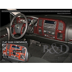 B & I Fender Dash Panel Trim 3D007A3DET