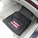 Fan Mat Floor Mat - Universal Fit Black Vinyl Set of 2 - 13929