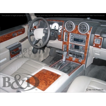 B & I Fender Dash Panel Trim WD471CDRW