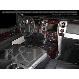 B & I Fender Dash Panel Trim WD913CDFF