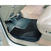 Husky Liner Floor Mat - Direct-Fit Black TPE - Thermoplastic Elastomer Set of 2 - 51011