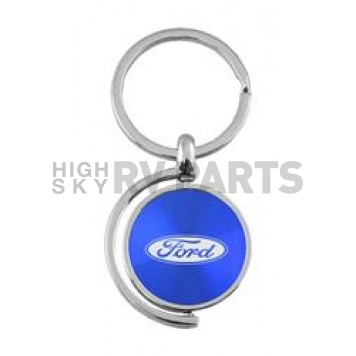 Automotive Gold Key Chain 1025FORBLU