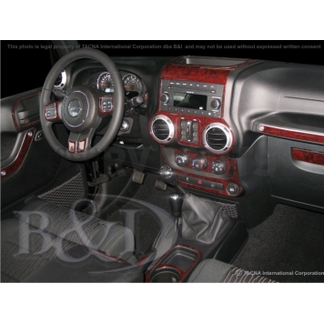 B & I Fender Dash Panel Trim WD1010ASDB