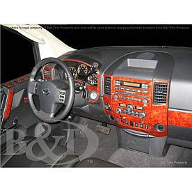 B & I Fender Dash Panel Trim WD840ASDB