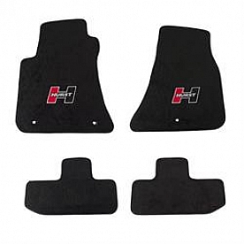 Hurst Floor Mat - Direct-Fit Black Carpet Set of 4 - 6370010