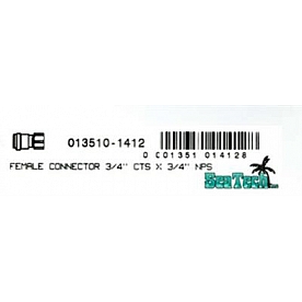 SeaTech Inc Bin Box Label BLK100
