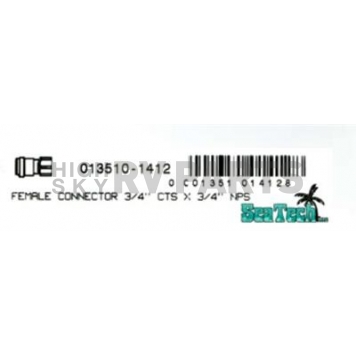 SeaTech Inc Bin Box Label BLK100