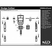 B & I Fender Dash Panel Trim WD666ASDB