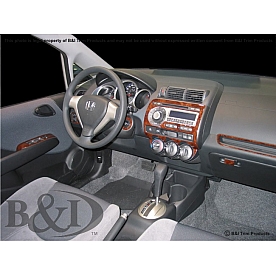 B & I Fender Dash Panel Trim WD667ASDB