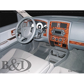 B & I Fender Dash Panel Trim WD571ASDB