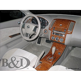 B & I Fender Dash Panel Trim WD553BSPS