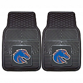 Fan Mat Floor Mat - Universal Fit Black Vinyl Set of 2 - 11850