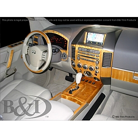 B & I Fender Dash Panel Trim WD552AIX