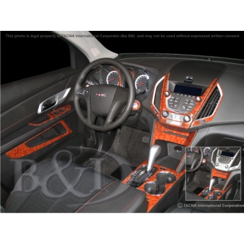 B & I Fender Dash Panel Trim WD962ASDB
