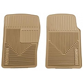 Husky Liner Floor Mat - Direct-Fit Tan TPE - Thermoplastic Elastomer Set of 2 - 51093