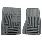 Husky Liner Floor Mat - Direct-Fit Gray TPE - Thermoplastic Elastomer Set of 2 - 51122