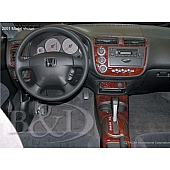 B & I Fender Dash Panel Trim WD376HRBA