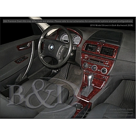 B & I Fender Dash Panel Trim WD561ASDB