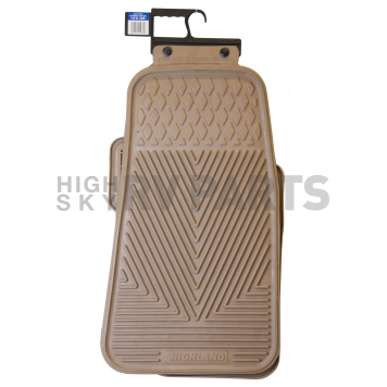 Highland Floor Mat - Direct-Fit Tan Rubber Set of 2 - 4403600-1