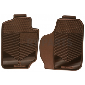 Highland Floor Mat - Direct-Fit Tan Rubber Set of 2 - 4403900