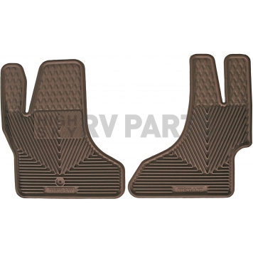Highland Floor Mat - Direct-Fit Tan Rubber Set of 2 - 4404200