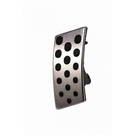 Ford Performance Accelerator and Brake Pedal Pad Set - Aluminum Silver - M2301A