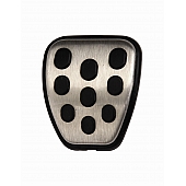 Ford Performance Accelerator and Brake Pedal Pad Set - Aluminum Silver - M2301B