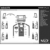 B & I Fender Dash Panel Trim WD508CDET