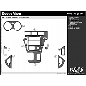 B & I Fender Dash Panel Trim WD510BCF1