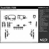 B & I Fender Dash Panel Trim WD566ISDB