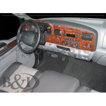 B & I Fender Dash Panel Trim WD566LSNB-1