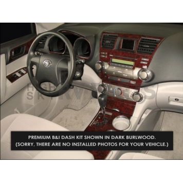 B & I Fender Dash Panel Trim WD080BSNB