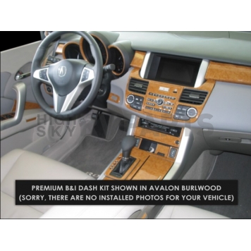 B & I Fender Dash Panel Trim WD080BSNB-2