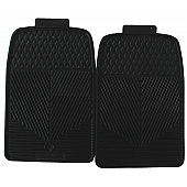 Highland Floor Mat - Multi-Fit Black Rubber Set of 2 - 4602700