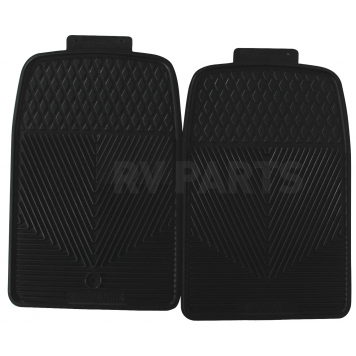 Highland Floor Mat - Multi-Fit Black Rubber Set of 2 - 4602700