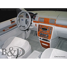B & I Fender Dash Panel Trim WD542FSDB
